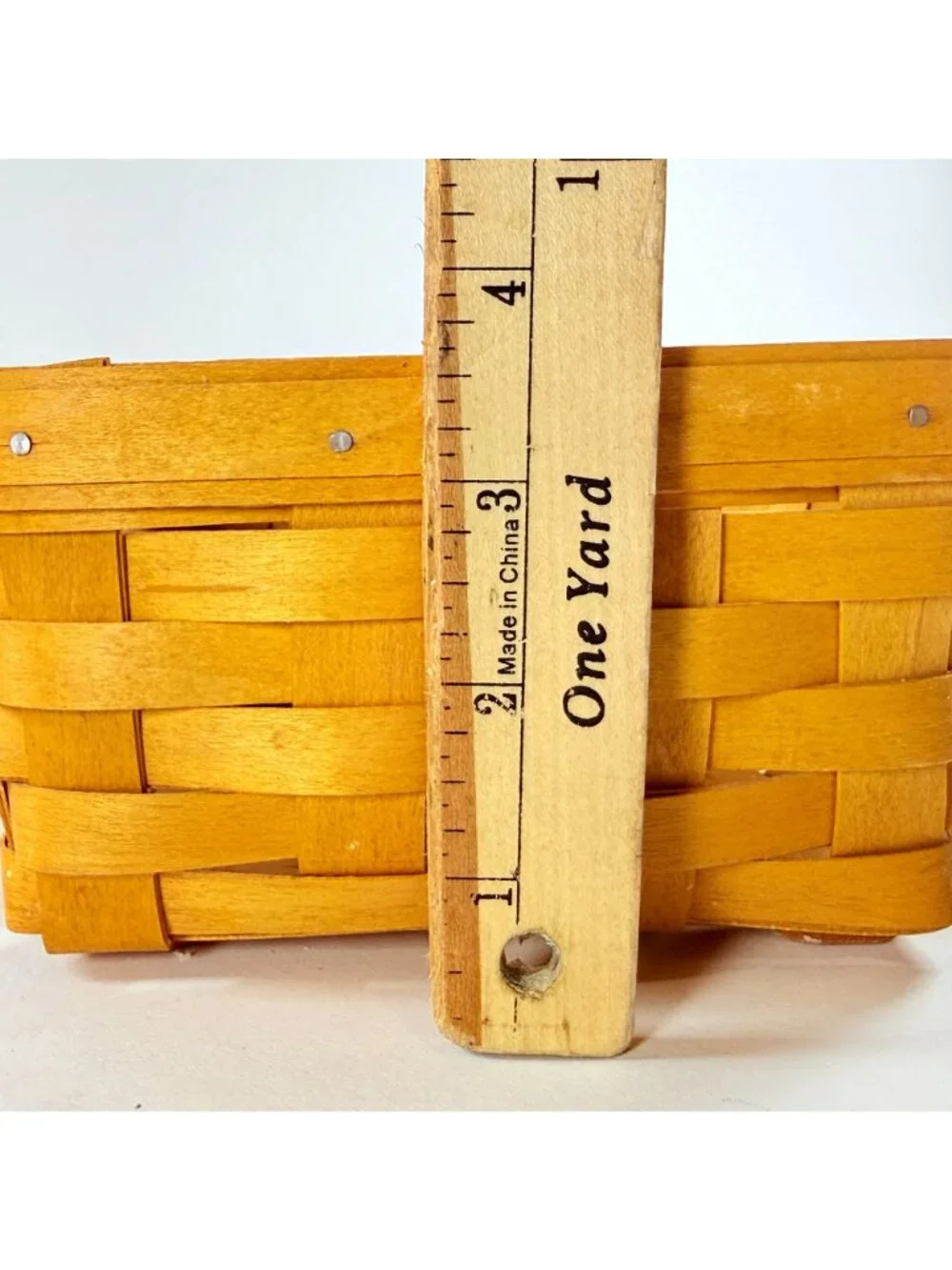 Longaberger 1996,2001 & 2002 Hand Woven Wooden Baskets Square & Rectangular USA